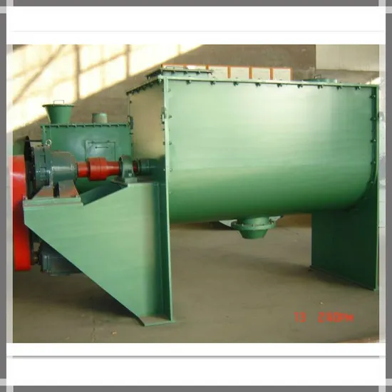Double Ribbon Horizontal Mixer for Salt Powder & Granule